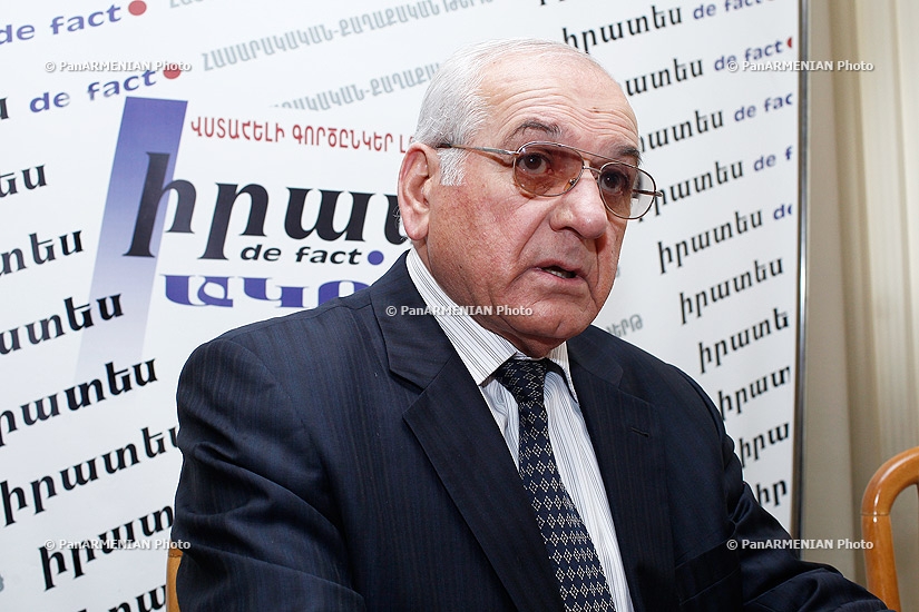 Press conference of Garnik Margaryan, the head of Homeland and Honor party