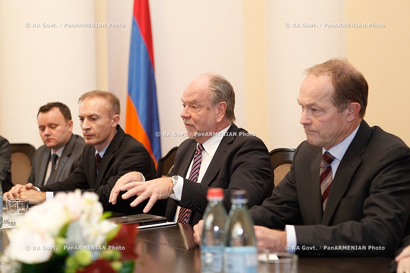 RA Govt. Prime Minister Tigran Sargsyan meets with Iain Campbell, Head of the Central and Eastern Europe Local Representation of Ericsson technology company