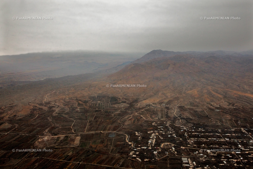 Армения с высоты птичьего полета: Араратская долина