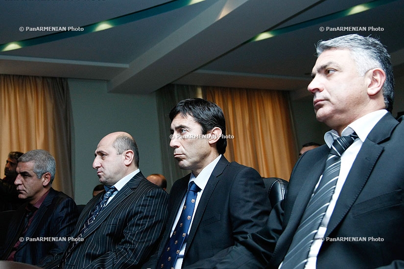  AFF President Ruben Hayrapetyan awards PRO coaching licence to  Master Coaches