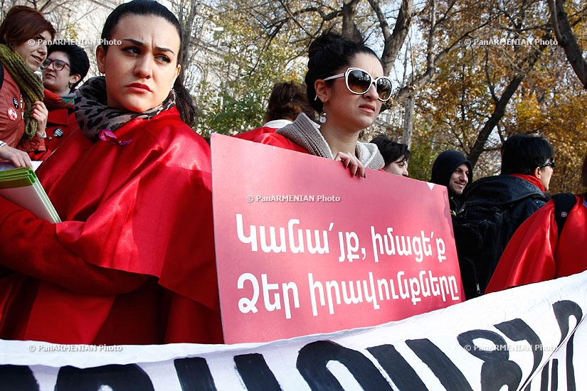 March in protest of violence against women