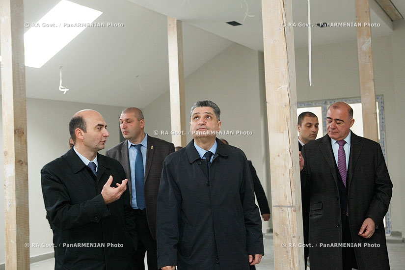 RA Govt. Prime Minister Tigran Sargsyan pays working visit to Shirak Province‎