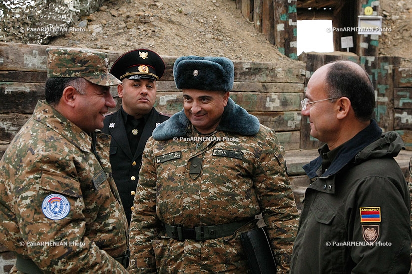 Armenian Defense Minister Seyran Ohanyan visits South-Western Border zone