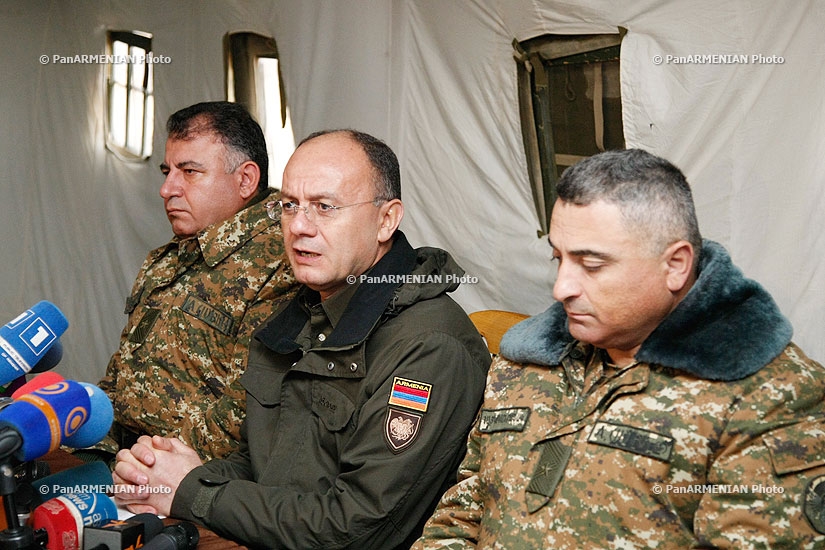 Министр обороны Армении Сейран Оганян посетил юго-западную пограничную зону Армении