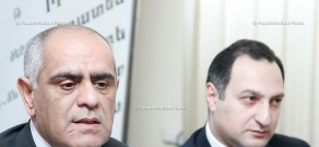 Пресс-конференция  Давида Мелконяна и Араика Степаняна