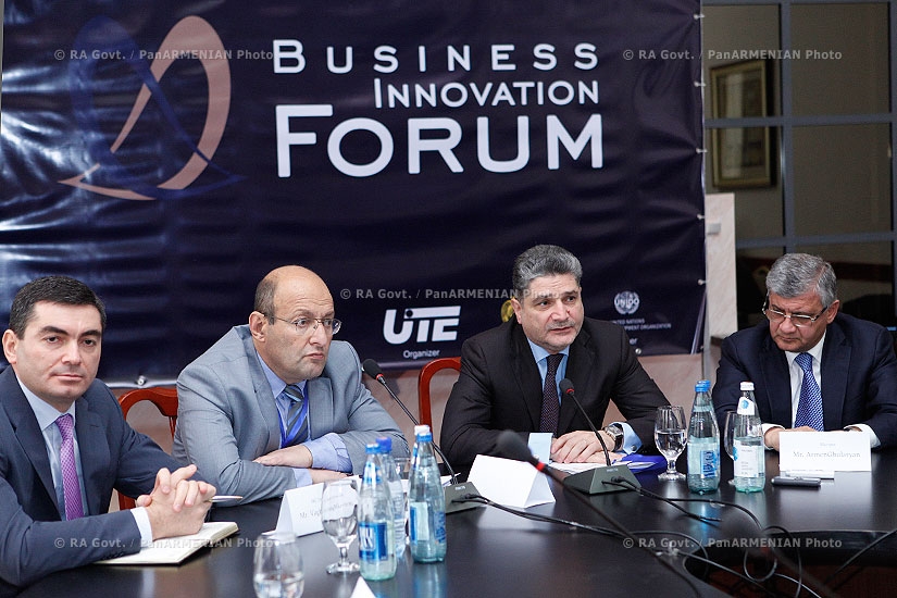 RA Govt. Prime minister Tigran Sargsyan participates in the opening of Business Innovation Forum in Dilijan