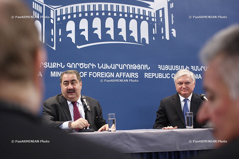 Joint press conference of RA Minister of Foreign Affairs Edward Nalbandyan and Iraqi Foreign Minister Hoshyar Zebar