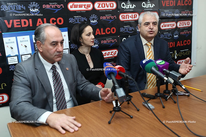 Press conference of Azat Arshakyan and Sukias Avetisyan