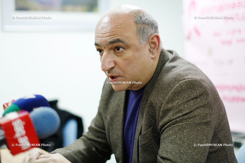 Press conference of Boris Navasardyan