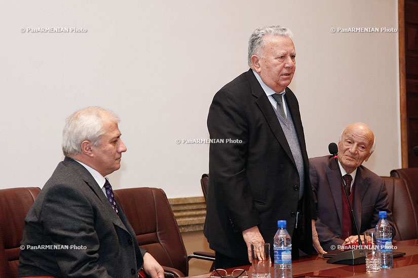 Jubilee event, dedicated to 60th anniversary of Matenadaran director Hrachyan Tamrazyan
