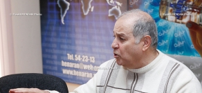 Press conference of Hrant Yeghiazaryan, the head of association of passenger carriers