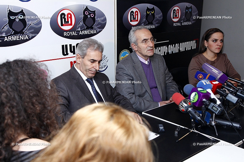 Press conference of Hrachyan Petrosyan and Gurgen Amalyan