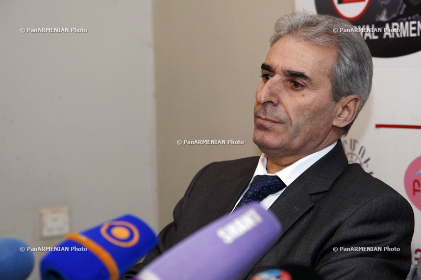 Press conference of Hrachyan Petrosyan and Gurgen Amalyan