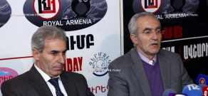 Press conference of Hrachyan Petrosyan and Gurgen Amalyan