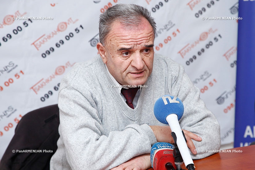 Press conference of Marxist Party President David Hakobyan 