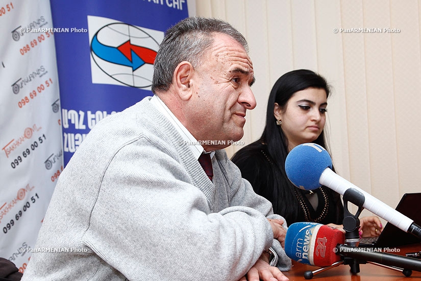 Press conference of Marxist Party President David Hakobyan 