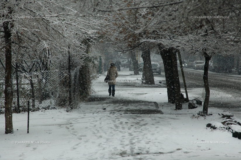 Առաջին ձյունը Երևանում