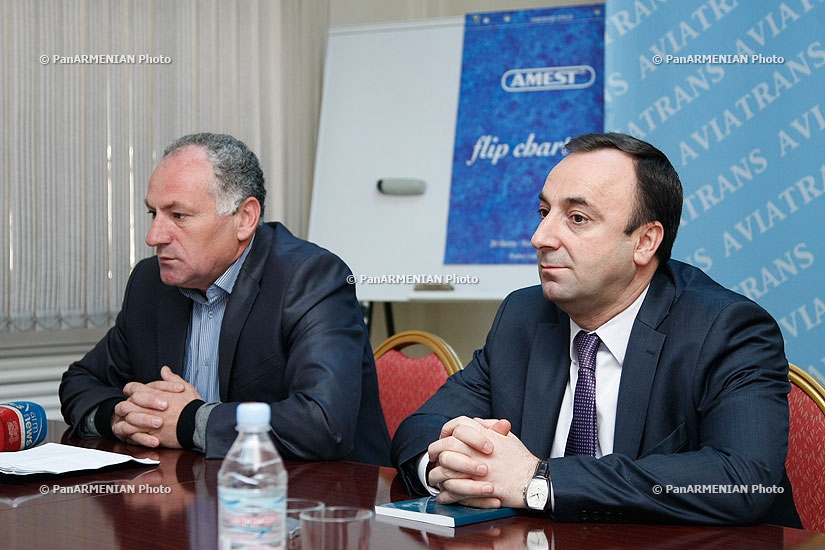 Press conference of Artsrun Pepanyan and Hrayr Tovmasyan