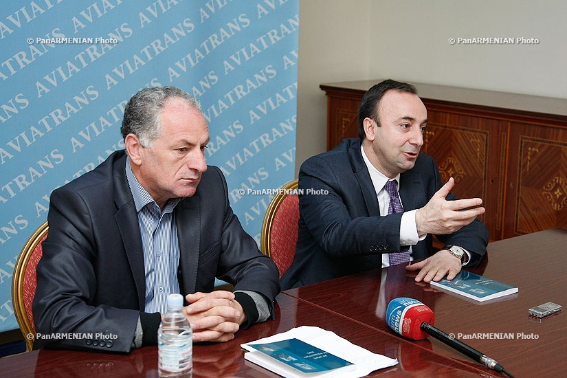 Press conference of Artsrun Pepanyan and Hrayr Tovmasyan