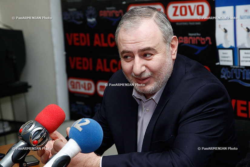 Press conference of Ararat Zurabyan, Head of the Armenian National Movement (ANM) board