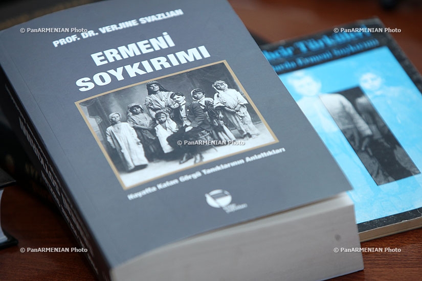 Book presentation, with the participation of genocide expert Verzhine Svazlyan and Turkish human rights activist Ragip Zarakolu 