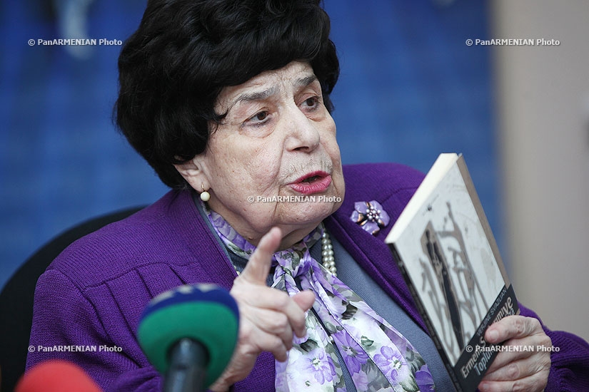 Book presentation, with the participation of genocide expert Verzhine Svazlyan and Turkish human rights activist Ragip Zarakolu 