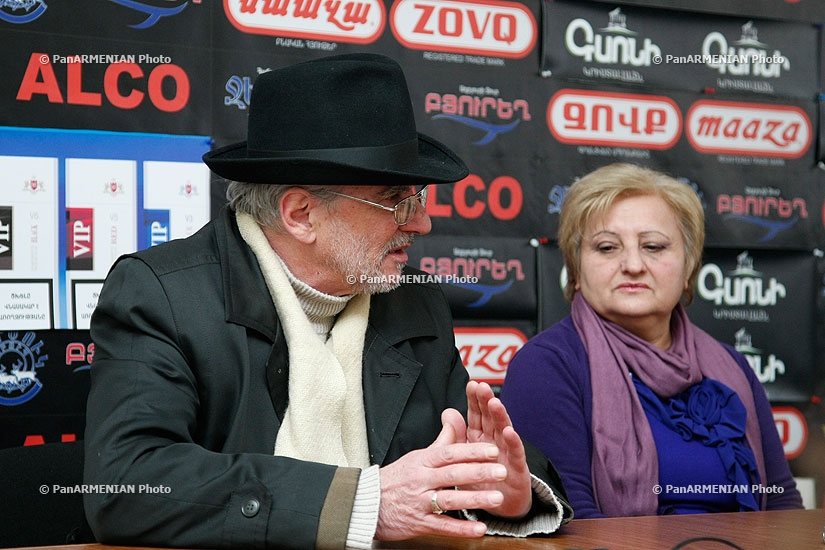 Press conference of artist Shoti Khachatryan