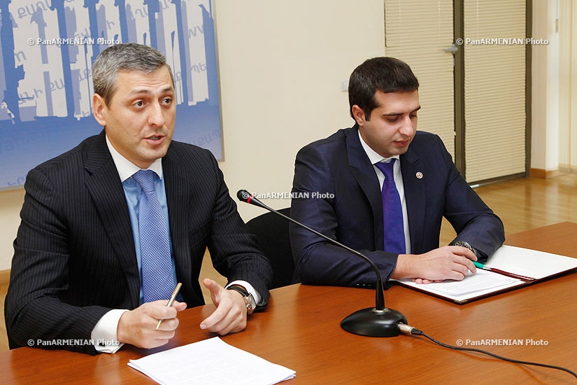 Press conference of Araz Baghdasaryan and Kamo Movsesyan