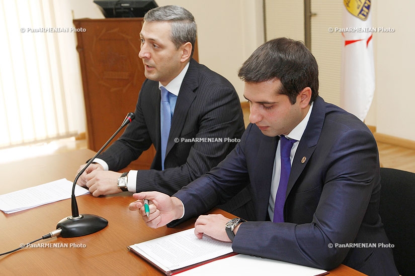 Press conference of Araz Baghdasaryan and Kamo Movsesyan