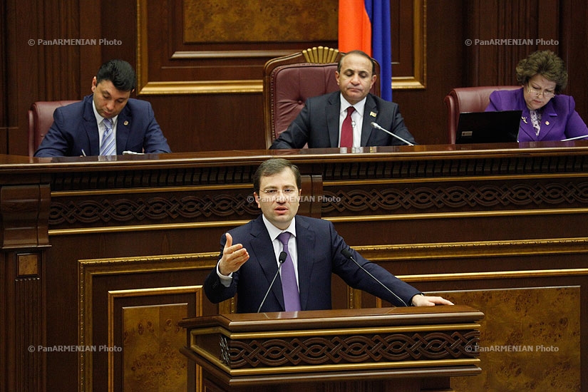  2014 draft budget discussions at Armenia's National Assembly