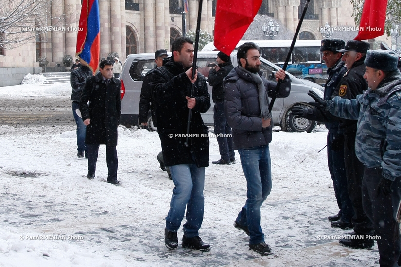 Protest against Turkish Foreign Minister Ahmet Davutoğlu's visit to Yerevan and anti-Armenian activities in Turkey