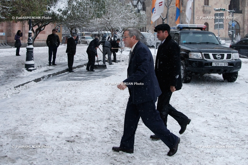  Protest against Turkish Foreign Minister Ahmet Davutoğlu's visit to Yerevan and anti-Armenian activities in Turkey