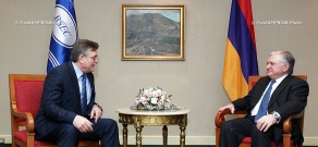Встреча Министра иностранных дел Армении Едварда Налбандяна и генерального секретаря ОЧЭС Виктора Цвиркуна