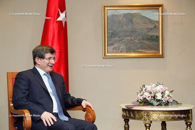 Meeting of Armenian and Turkish Foreign Ministers Edward Nalbandyan and Ahmet Davutoğlu 