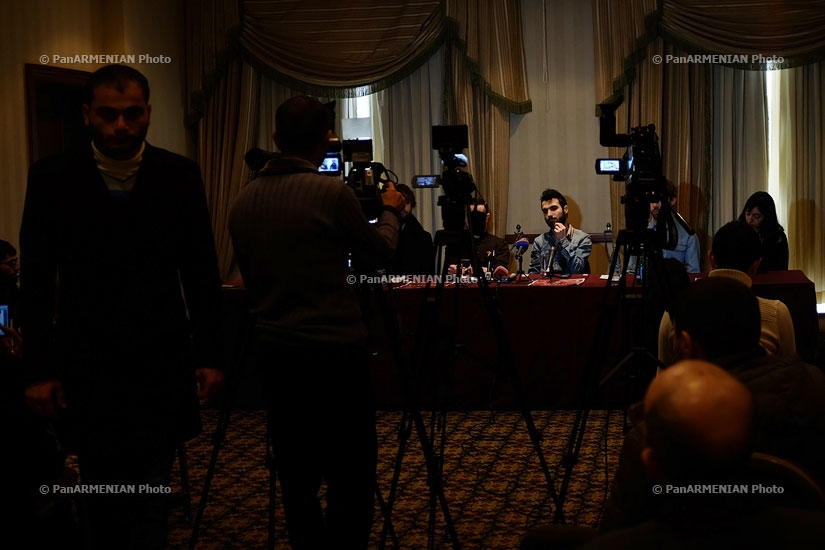 Press conference of jazz pianist Tigran Hamasyan