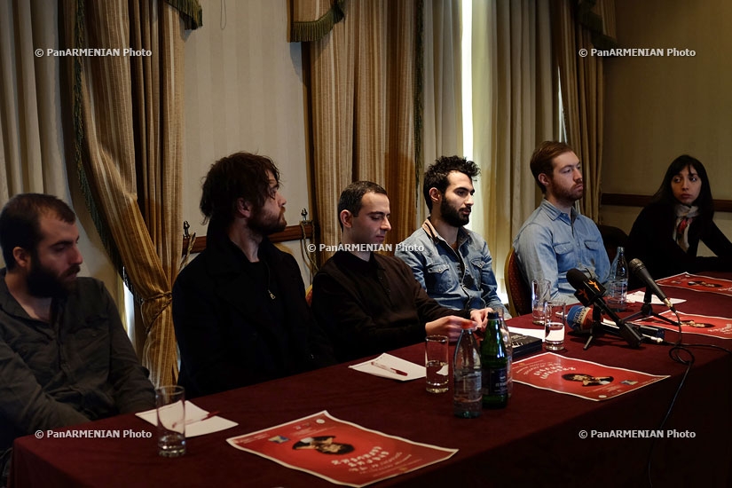 Press conference of jazz pianist Tigran Hamasyan