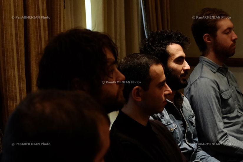 Press conference of jazz pianist Tigran Hamasyan