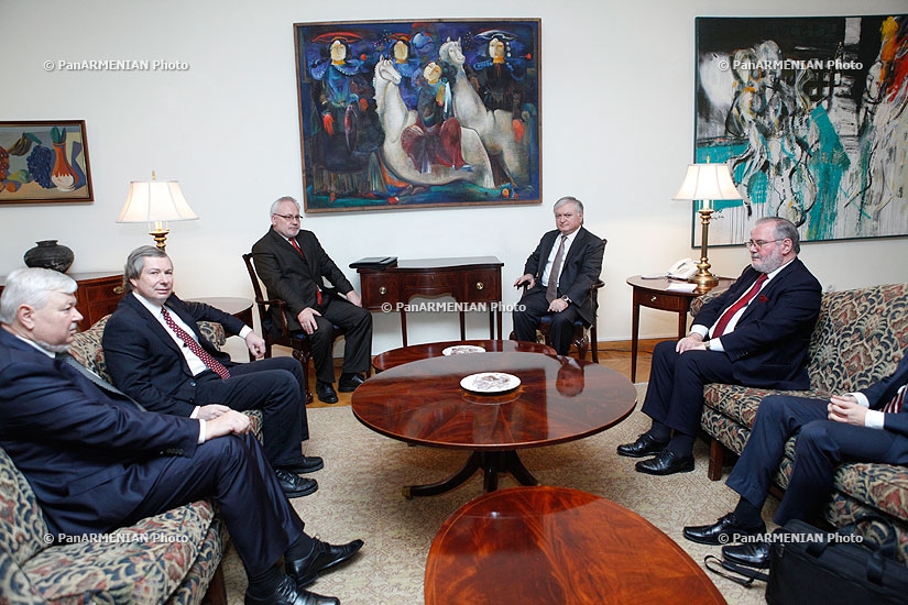 RA Minister of Foreign Affairs Edward Nalbandyan receives OSCE Minsk Group Co-Chairs