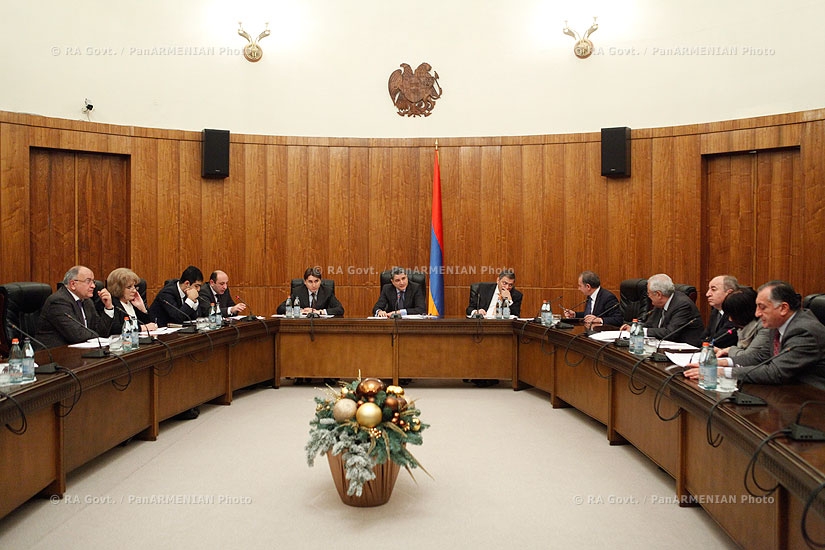 ՀՀ կառավարություն. Հայաստանի գործարար միջավայրի («Doing Business») բարելավման 2014 թ. միջոցառումների ծրագրին նվիրված խորհրդակցություն