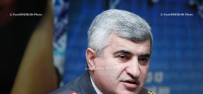 Пресс-конференция начальника паспортного - визового управления полиции Армении Норайра Мурадханяна