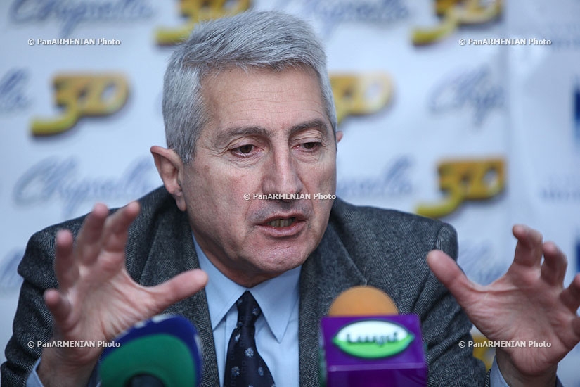 Press conference of the National Library's director Tigran Zargaryan