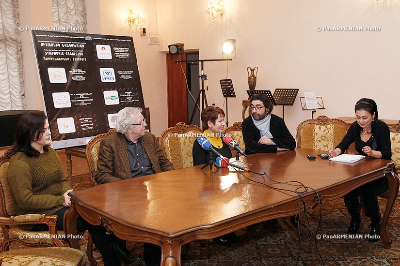 Օպերային թատրոնի սիմֆոնիկ նվագախմբի «Վիեննա գալա» համերգին նվիրված մամուլի ասուլիս