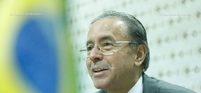 Press conference of  Edson Marinho Duarte Monteiro, Ambassador of Brazil to Armenia