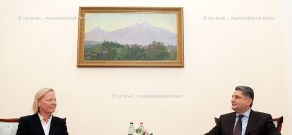 RA Govt. Prime minister Tigran Sargsyan receives UN Children’s Fund representative Manja Henriette Ahrens