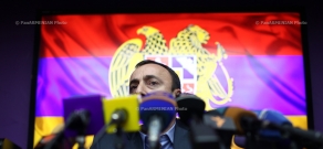 Press conference of Armenian Justice Minister Hrayr Tovmasyan