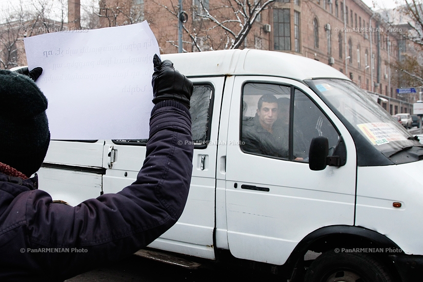 Protest against ratification of gas agreements with Russia