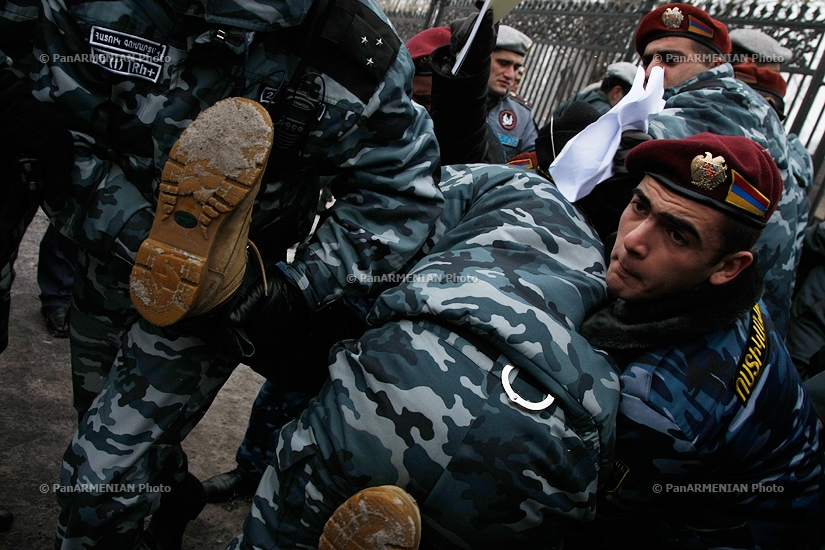 Protest against ratification of gas agreements with Russia