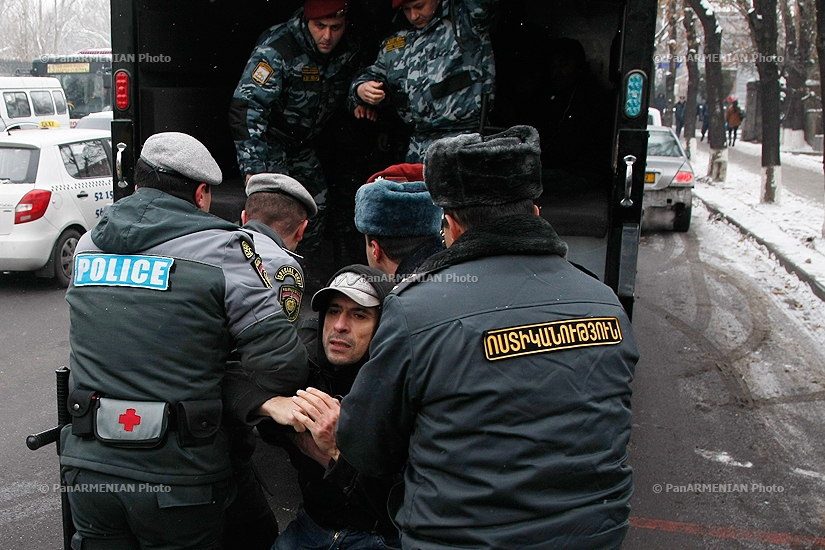 Protest against ratification of gas agreements with Russia