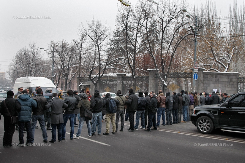Protest against ratification of gas agreements with Russia