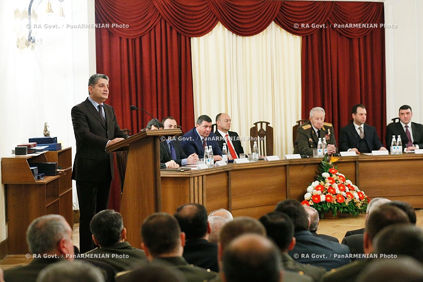 Правительство РА: Торжественное заседание, посвященное дню сотрудников органов национальной безопасности